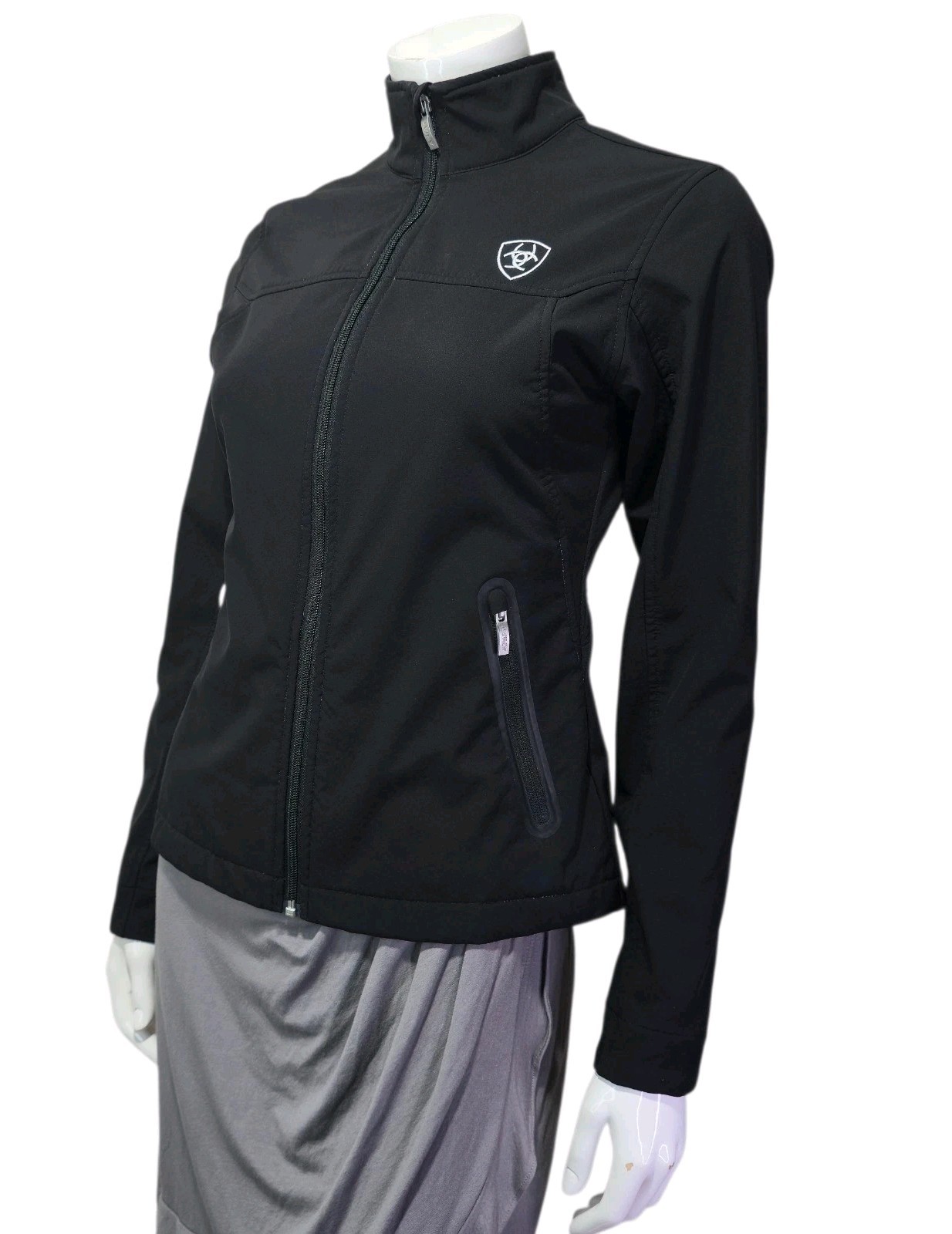 Ariat New Team Black Softshell Jacket Women's Siz… - image 1