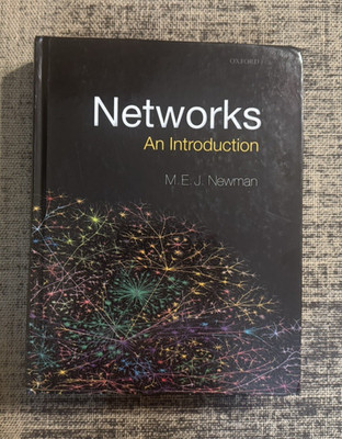 Networks: An Introduction ~ Hardcover by M. Newman *VERY GOOD*