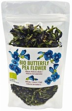 BIO Clitoria ternatea - fleurs entières séchées, thé bleu naturel 200 g