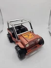 Vintage 1980s TONKA Brown Copper Pressed Steel Jeep Eagle Decal Toy Vehicle
