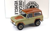 1:18 Greenlight 1970 Ford Bronco Green/Brown TV Series LOST