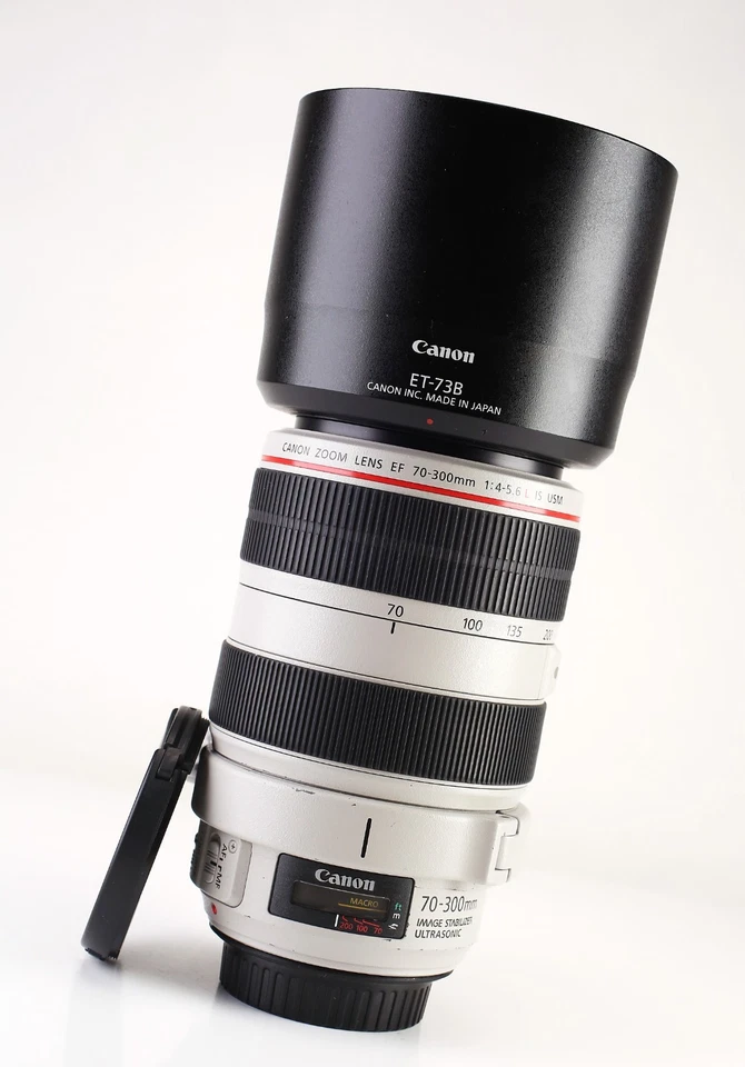 Canon EF 70-300mm F4-5.6 L IS USM AF Zoom Lens Refurbished +12Month Guarantee.