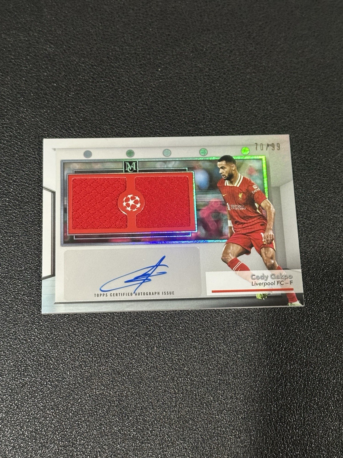 24/25 Topps Museum Collection Signature Swatches Cody Gakpo /99 Patch Auto. 