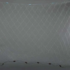 6'X100' Finished Trammel Fishing Net, 3 Layers Fishing Gill Net, Seine Net 2025