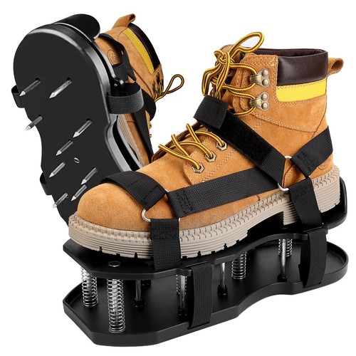 Lawn Aerator Shoes with Spring Base,Free-Installation Lawn Aerator Tool with ...