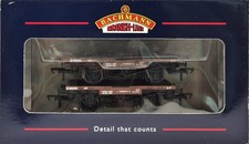 Bachmann BR 13T Conflat A Wagons B505432 in BR Bauxite Livery - Twin Pack