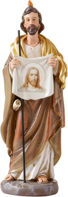 #ad Catholic St Jude Statue 8.26 Inch Patron Saint of Impossible Causes Resin San $40.72