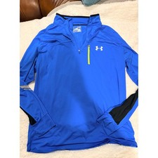 Under Armour Run AllSeasonGear 1/4 Zip Pullover Blue XL 1236179 Womens