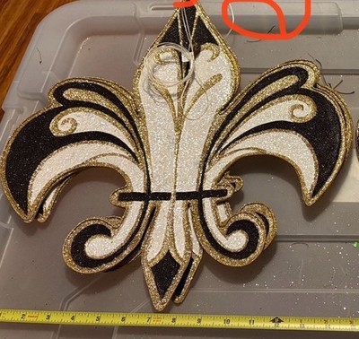 Katherine s Collection Mardi Gras Fleur De Lis Hanging Decor