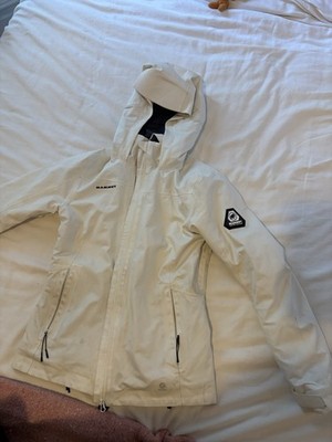 Mammut Women s Hooded ski/snow Gore-Tex Jacket White