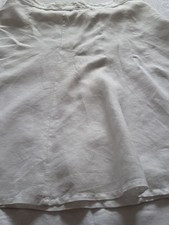 H&M- Rock- Wollweiß- Gefüttert-Leinen- Größe 40