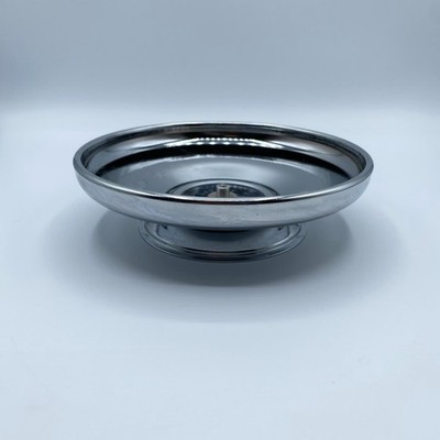 Vtg Chrome Plated KROMEX Lazy Susan Base Turning Spinning Metal Replacement 6.25