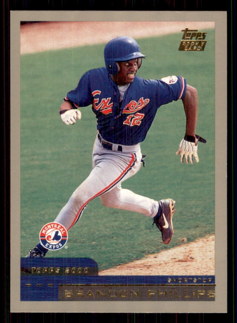 2000 Topps Traded #T3 Brandon Phillips Rookie RC Montreal Expos