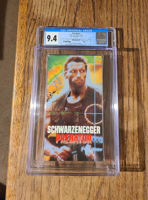 Predator CGC 9.4 Graded Seal Grade A+ VHS FOX Video 1991 Arnold Schwarzenegger 
