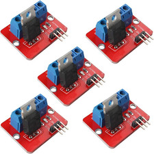 5Pcs IRF520 MOSFET Driver Module MOSFET Button Drive for Arduino MCU ARM Raspber