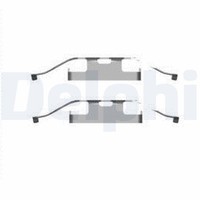 ZubehöRsatz Scheibenbremsbelag Delphi LX0596 FüR Transporter VW T5 Bus 7HB 7HJ