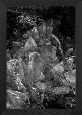Broken Ice Framed Wall Art Poster Canvas Print Picture