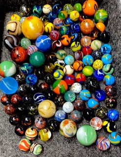 😎2 Pounds Vacor De Mexico Mix Of Marbles NM Mint.59 1.31 Retired Ones