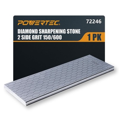 Diamond Sharpening Stone, 150/600 Dual Grit Diamond Knife Sharpener, 8 inch H...