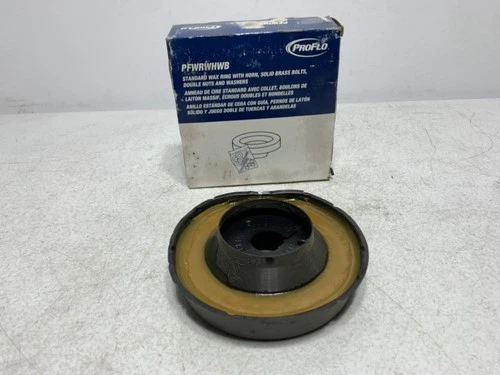 ProFlo PFWRWHWB Wax Ring Kit 1/4"x2-1/4" Brass Bolts - Picture 1 of 4