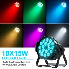 270W RGBWA UV 18x15W LED Par Light Stage Bar Wash Lighting DMX Disco Show Light