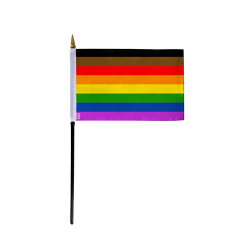 People of Color Flag-Single Sided Printed-Brass Grommets-Fade Proof Colors - Picture 33 of 36