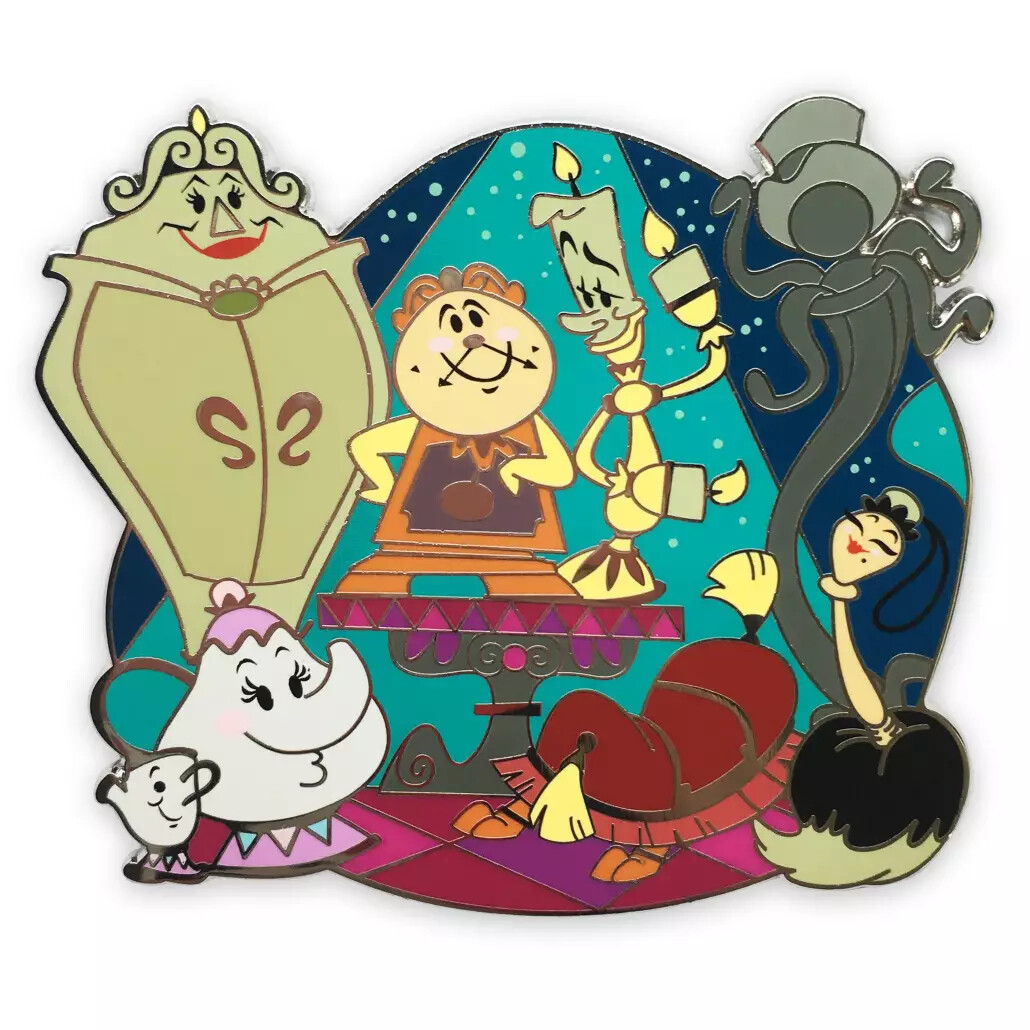 Beauty and the Beast Family Pin - NEW | eBay