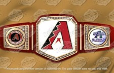 Arizona Diamondbacks MLB World Series Championship Belt Adult Size 2mm Brass