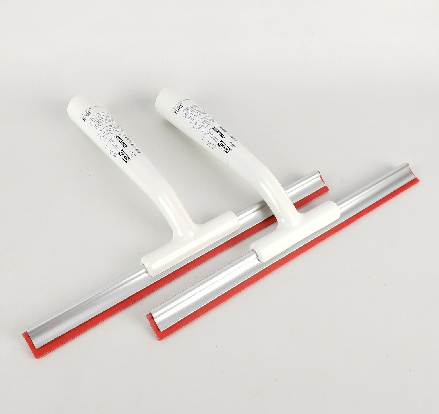 (Lot of 2) IKEA Shower Squeegee White / Red Lillnaggen New eBay