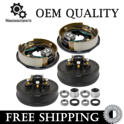5 on 5 Trailer Hub Drum Kits w/10''X2-1/4'' Electric brakes for 3500 lbs axle FL