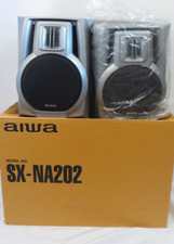 AIWA SX-NA202 Two Speaker System 15 Watt Music Power and 6 Ohm Impedance NEW