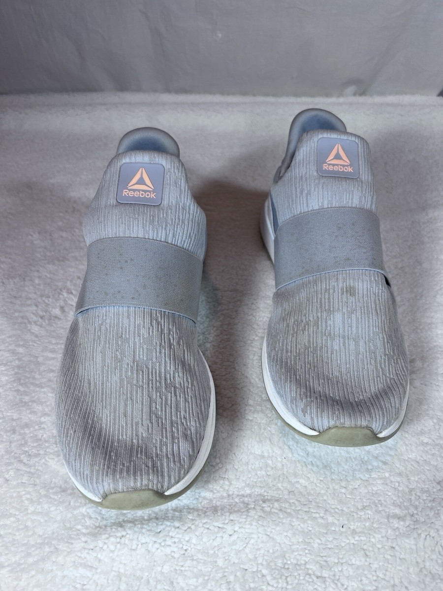 Gray Sneakers DMX Reebok Moving Air Size Women Slip On