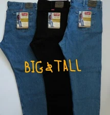 Wrangler 5 Star Relaxed Fit Jean Men's - Size Big and Tall
