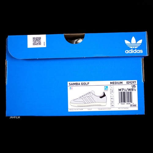 Adidas Samba Golf - Size 7.5 - Grey with Off White Soles - Brand New 7 1/2 - Picture 11 of 11