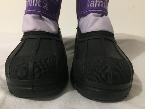 KAMIK 'Kaboom 2' Winter Snow Boots Felt Liners Purple & Lavender Girl's Size 6 - Picture 3 of 12
