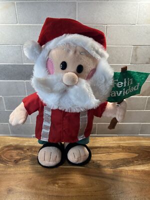 Santa Feliz Navidad Gemmy Sings and Dances Jingle Bells Christmas