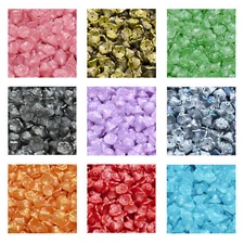 Rutkovsky 111-95039 Bell Flower Cup Pressed Beads Czech Glass 7mm Size 10g Pack