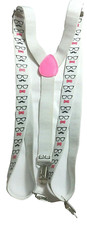 Claire's Suspenders, Teen/Adult FUN printed with Glasses, mustaches and bow ties