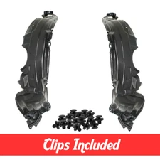 Front Driver & Passenger Side Fender Liner Set w/ Clips For 2004-2006 Scion XB