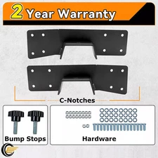 Rear Axle Lowering C-Notch Bracket Kit For 1999-2006 Chevy Silverado Sierra 1500