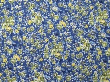 Minerva Laminated Cotton Vinyl Fabric Blue - per metre