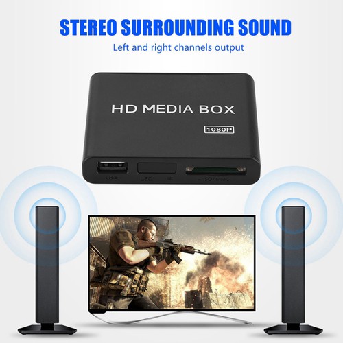 Reproductor multimedia 1080P HD TV CAJA USB AV MKV AVI MOV MP4 PAL NTSC YPbPr Fit - Imagen 12 de 17