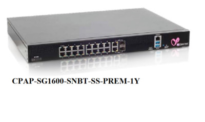 Check Point SG1600 Security Gateways Switch + 1 year SNBT subscription support