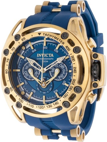 Invicta Women\'s Watch 36909 Quartz Chronograph Gold Black Rubber Band 39mm Invicta Women main image 3