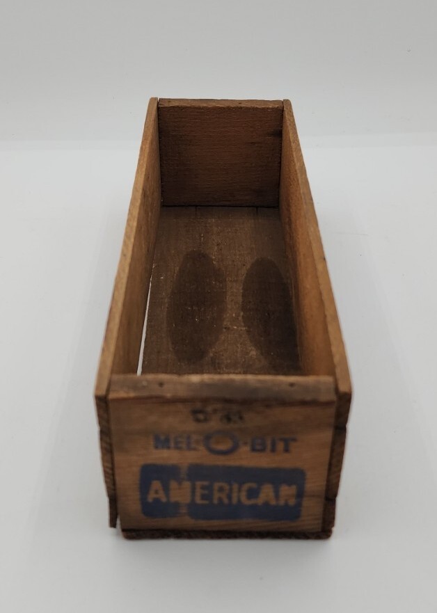 Vintage MEL-O-BIT Wooden American Cheese Box | eBay