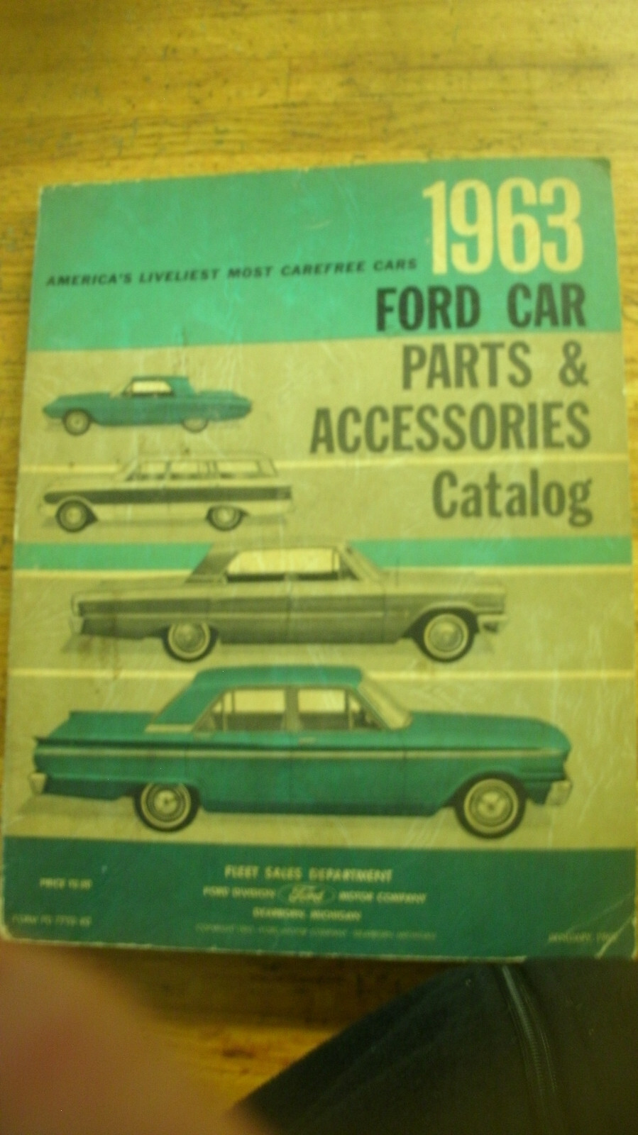 1963 FORD CAR PARTS AND ACCESSORIES CATALOG FAIRLANE FALCON GALAXIE THUNDERBIRD eBay