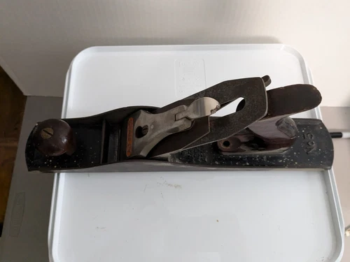 Antique Stanley Bailey Type 11 Hand Plane 1910-1918 no 5. 2 3/8 w by 14'' length