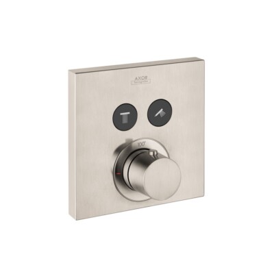 Axor 36715821 Dual Function Thermostatic Valve Trim Brushed Nickel
