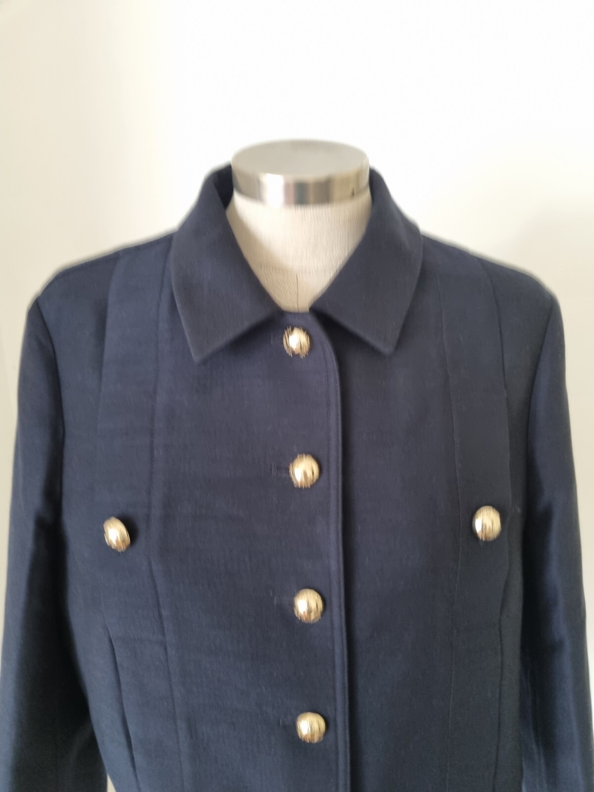 BNWT € 3700 Auth CHRISTIAN DIOR Cropped Jacket Blazer 44 IT 8 US Wool & Silk image 2