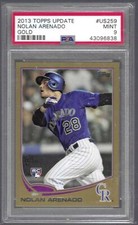 NOLAN ARENADO 2013 TOPPS UPDATE SERIES GOLD ROOKIE RC #D /2013 PSA 9 MINT